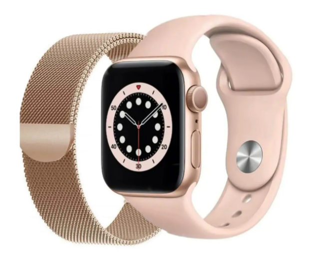 фото Смарт часы smart watch m26 plus с дополнительным браслетом milano, золотой kuplace