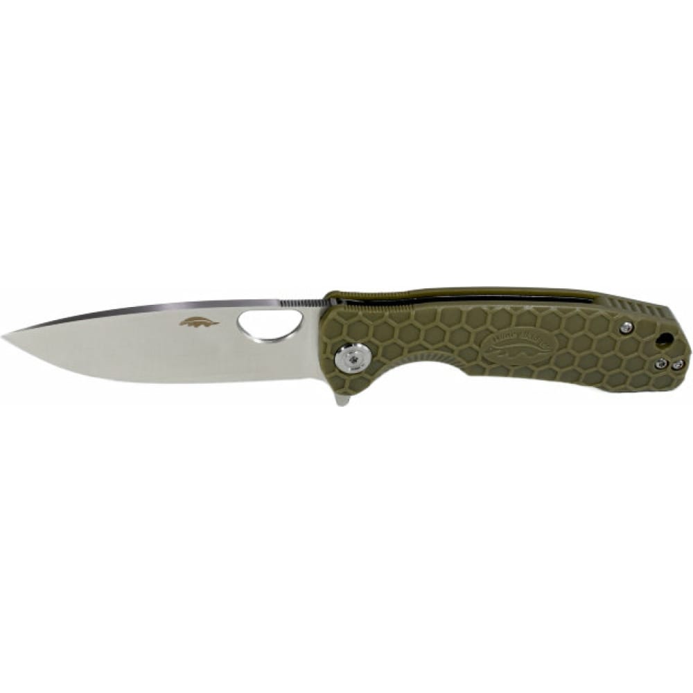 

Honey Badger Нож Flipper D2 M с зеленой рукоятью HB1057, Зеленый