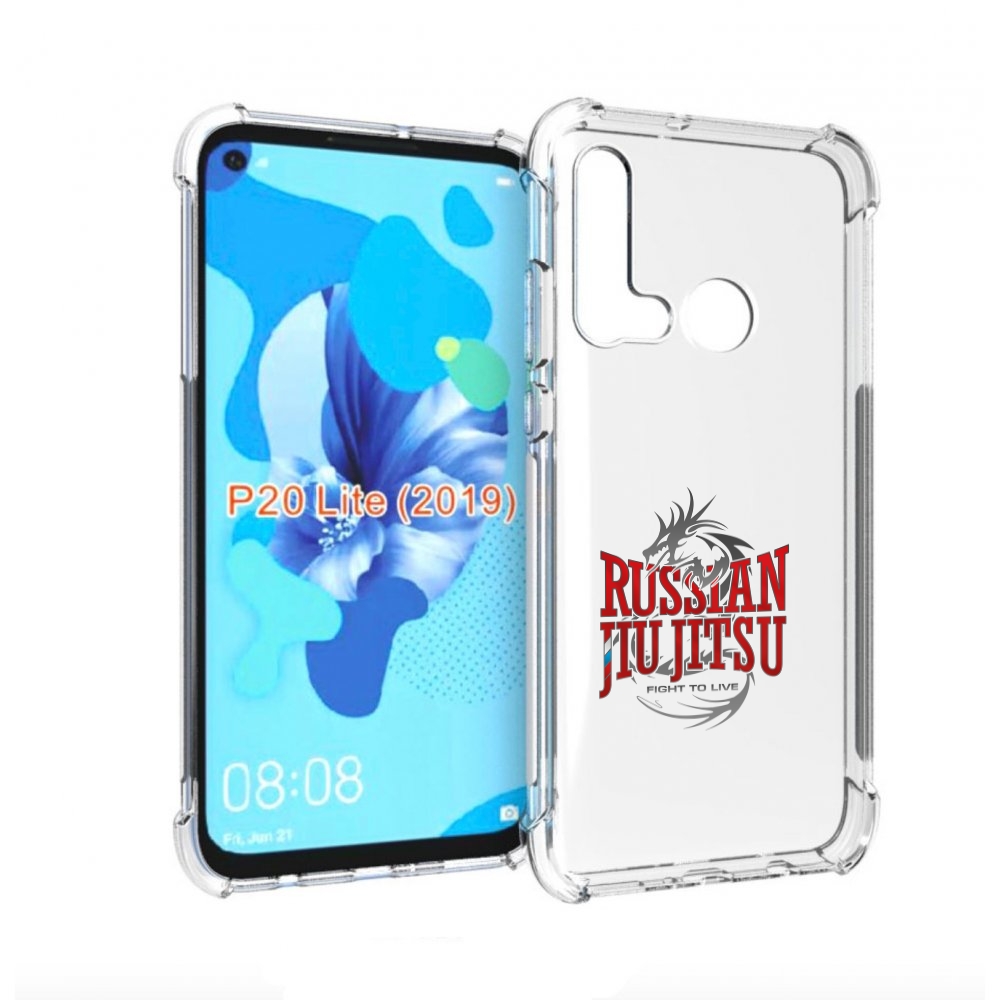 Чехол бампер MyPads джиу джитсу для Huawei P20 Lite (2019).