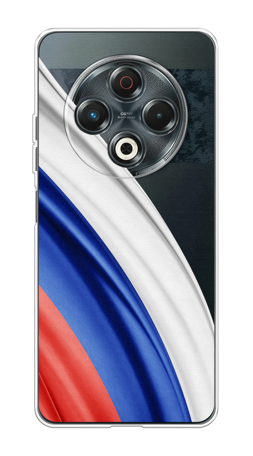 

Чехол на Tecno Spark 30 Флаг России уголок, Белый;синий;красный;прозрачный, 309150-1