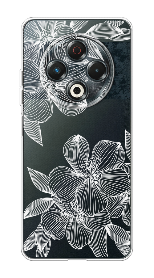 

Чехол на Tecno Spark 30 Крокус, Белый;прозрачный, 309150-1