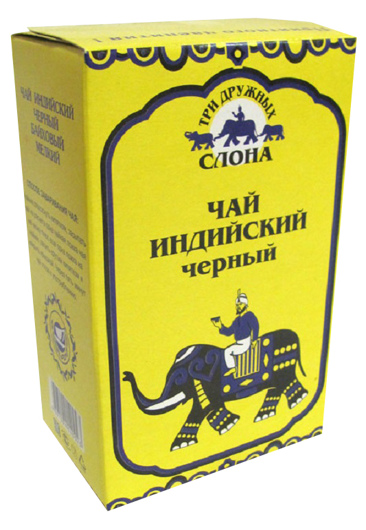 

Чай черный Три Дружных Слона Индийский мелколистовой 100 г