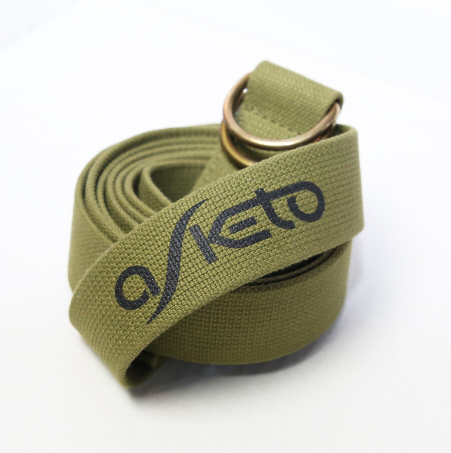 

Ремень для йоги Asketo 250х4 см оливковый, Зеленый, 250х4 см оливковый
