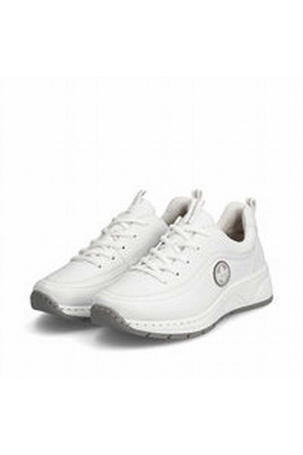 

Кроссовки женские Rieker N6504-80 белые 38 RU, Белый, N6504-80