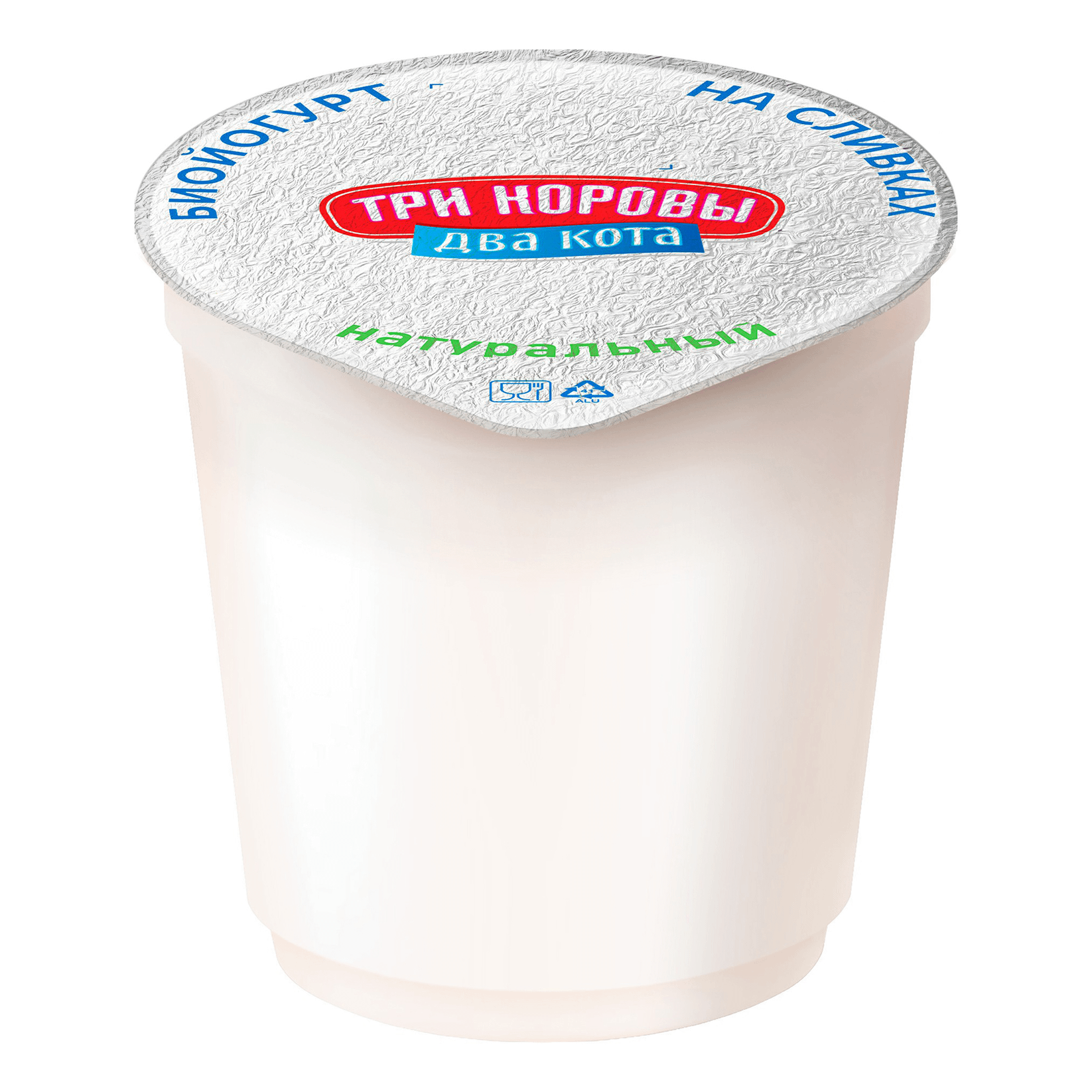

Биойогурт Три коровы, два кота натуральный, 7%, 125 г
