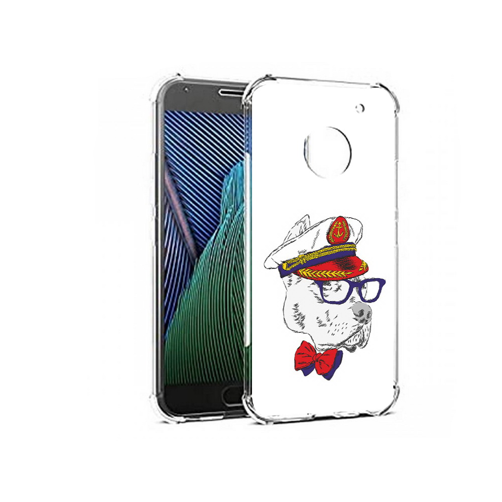 

Чехол MyPads Tocco для Motorola Moto G5 бульдог (PT67504.367.251), Прозрачный, Tocco