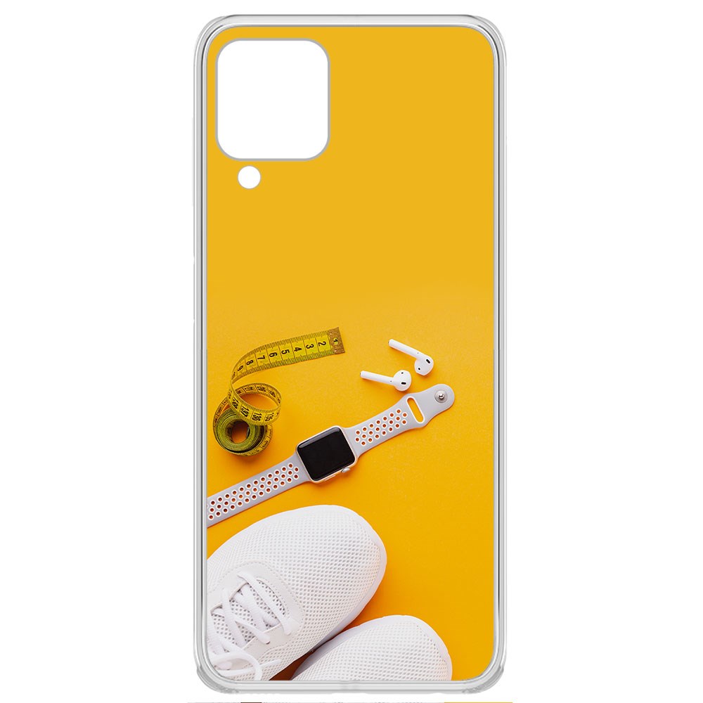 фото Чехол-накладка krutoff clear case кроссовки женские фитнес для samsung galaxy m22 (m225)