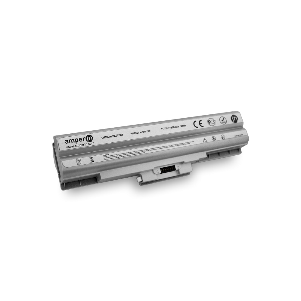 фото Аккумуляторная батарея amperin для ноутбука sony vaio vgn-fw 11.1v 6600mah ai-bps13wh