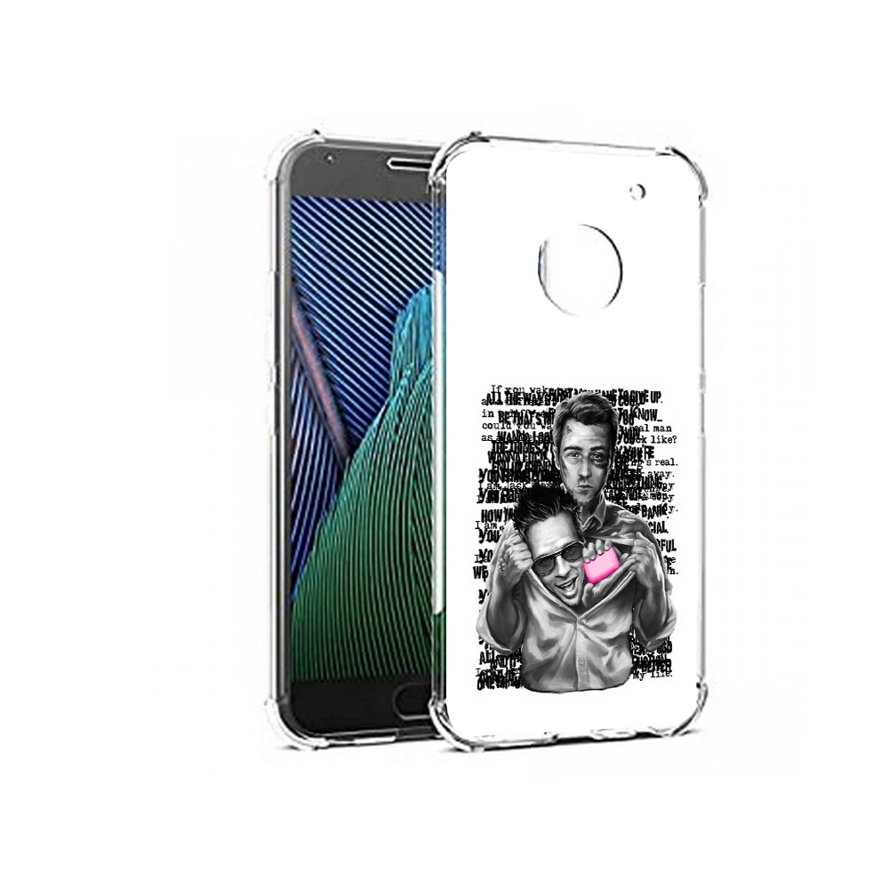 

Чехол MyPads Tocco для Motorola Moto G5 бойцовский клуб (PT67504.367.242), Прозрачный, Tocco