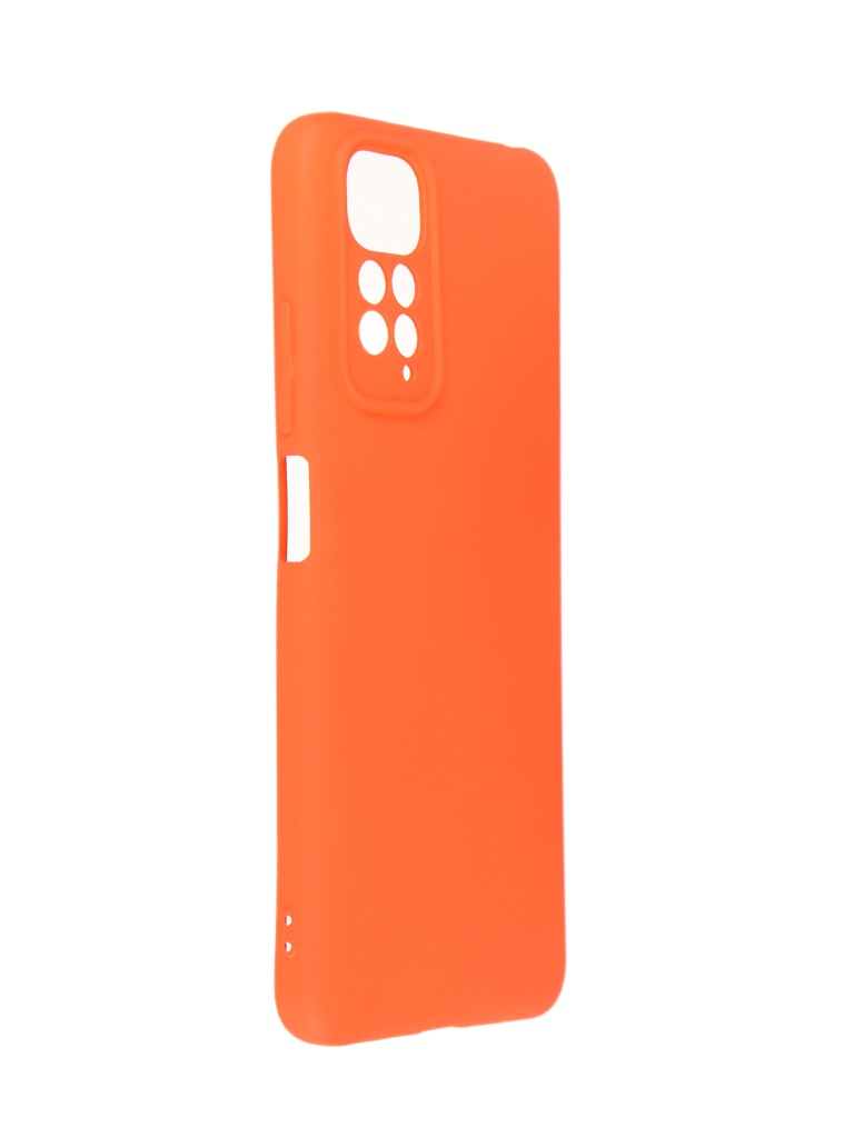 фото Чехол neypo для xiaomi redmi note 11/ note 11s silicone case 2.0mm orange nsc49516