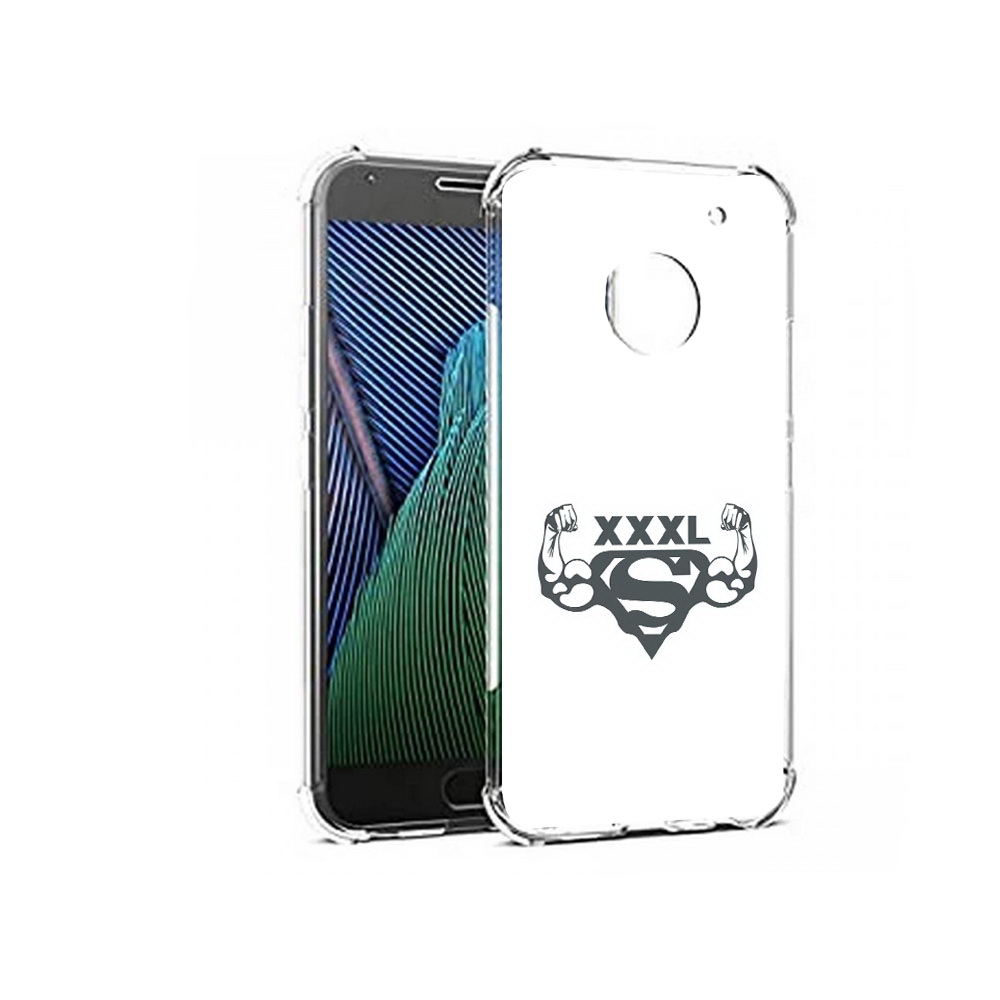 

Чехол MyPads Tocco для Motorola Moto G5 бодибилдинг супермен (PT67504.367.237), Прозрачный, Tocco