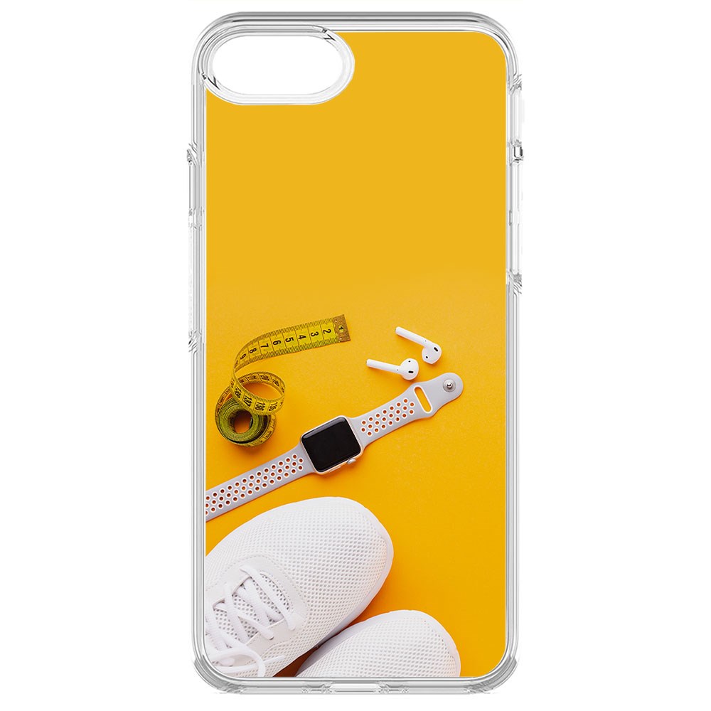 фото Чехол-накладка krutoff clear case кроссовки женские фитнес для iphone 8