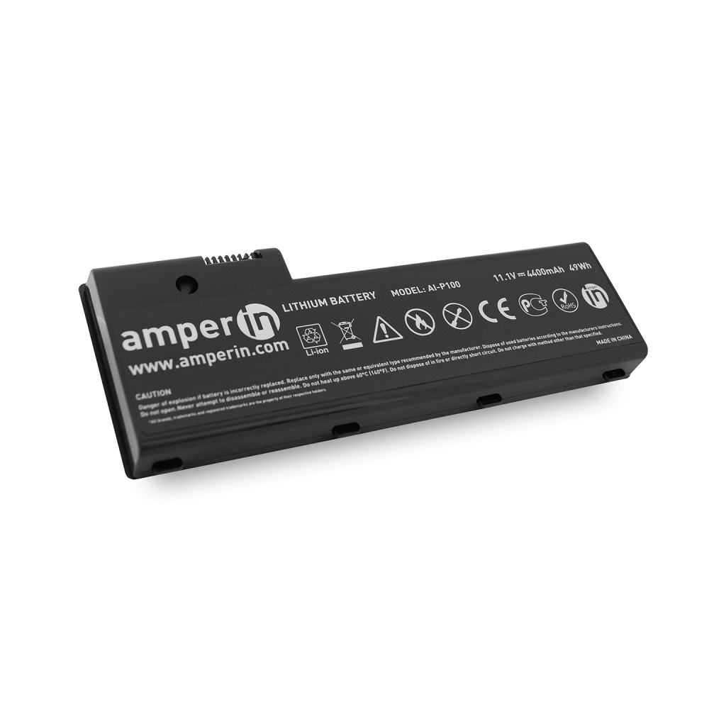 фото Аккумуляторная батарея amperin для ноутбука toshiba satellite p100 11.1v 4400mah ai-p100