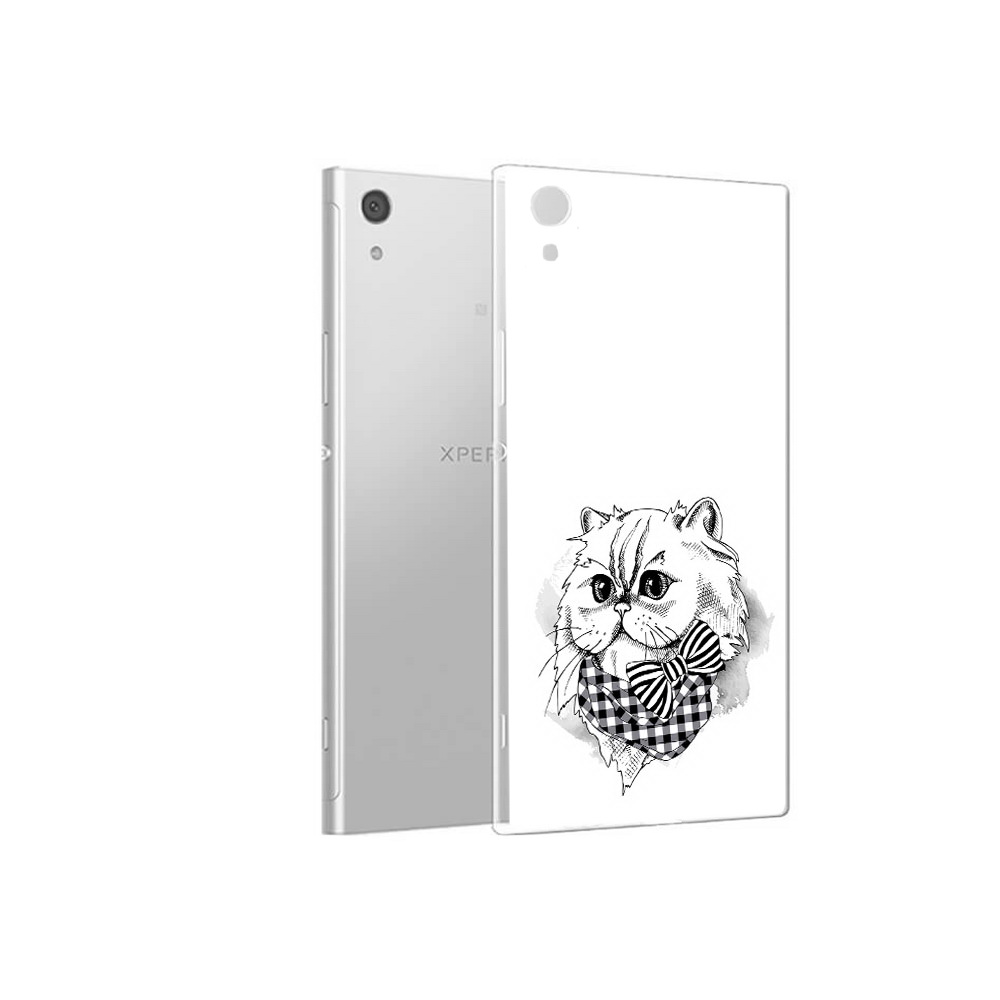 

Чехол MyPads Tocco для Sony Xperia XA1 нарисованная красивая кошечка (PT67093.240.503), Прозрачный, Tocco