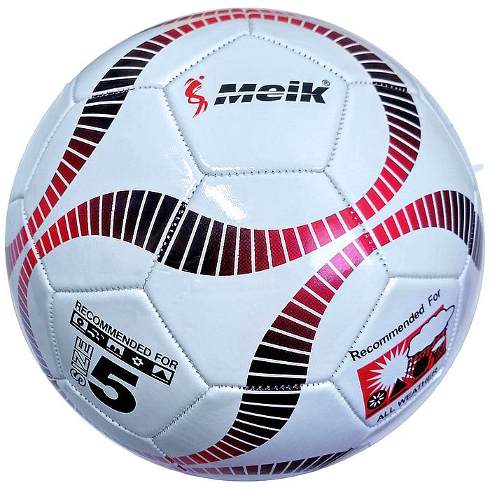 

Мяч футбольный MEIK 2000 3-сл, PVC 1. 6, 320 гр, машинная сшивка, 2000 (3-сл, PVC 1. 6, 320 гр. , маш. сш. )