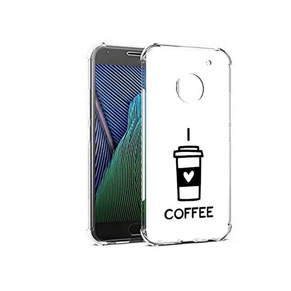 

Чехол MyPads Tocco для Motorola Moto G5 Я люблю кофе (PT67504.367.206), Прозрачный, Tocco