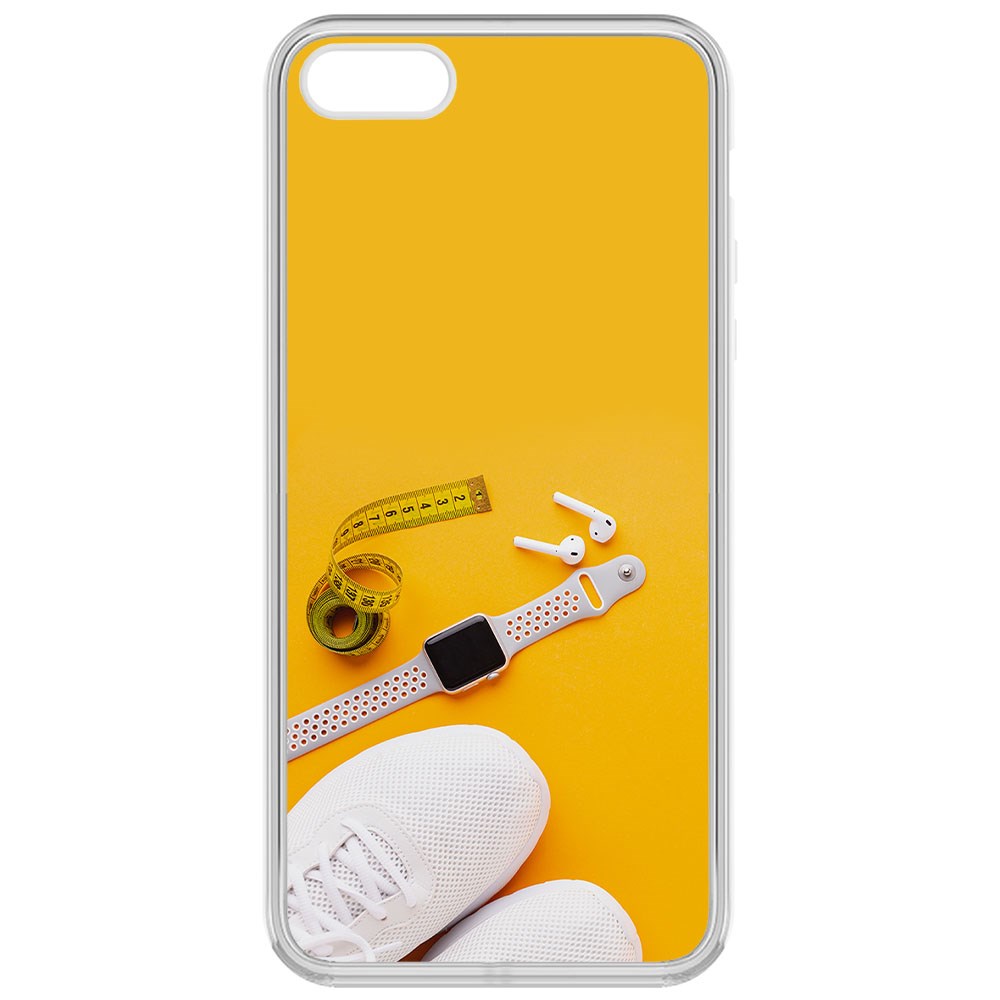 фото Чехол-накладка krutoff clear case кроссовки женские фитнес для iphone 5s