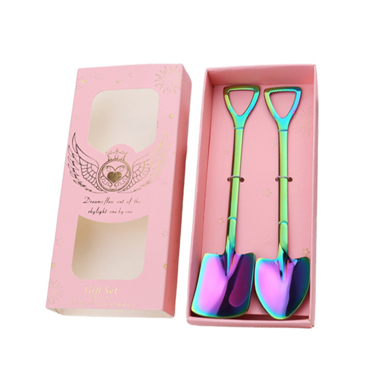 

Набор чайных ложек MÁS FUERTE, 2 шт, Gift set розовые