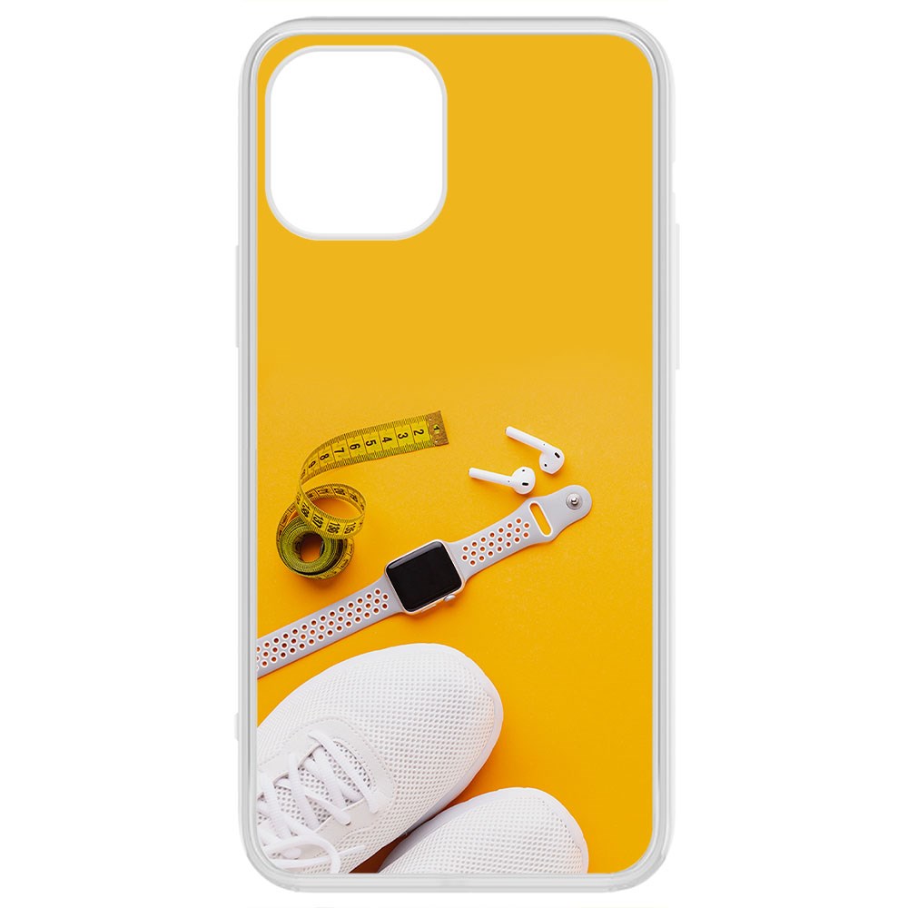 фото Чехол-накладка krutoff clear case кроссовки женские фитнес для iphone 12 pro