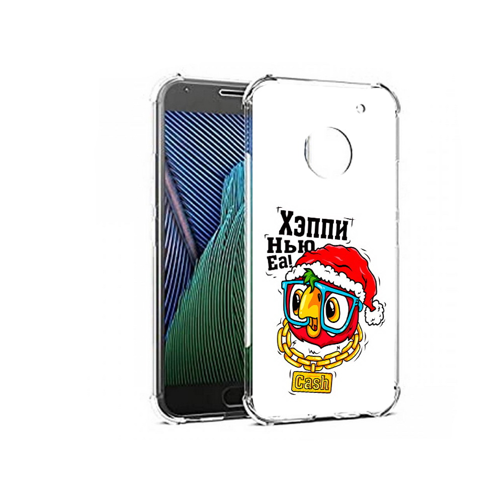 

Чехол MyPads Tocco для Motorola Moto G5 Хэппи нью еа (PT67504.367.196), Прозрачный, Tocco