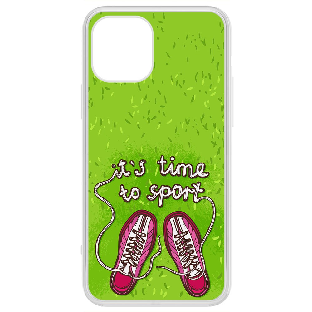 фото Чехол-накладка krutoff clear case кроссовки женские время спорта для iphone 12