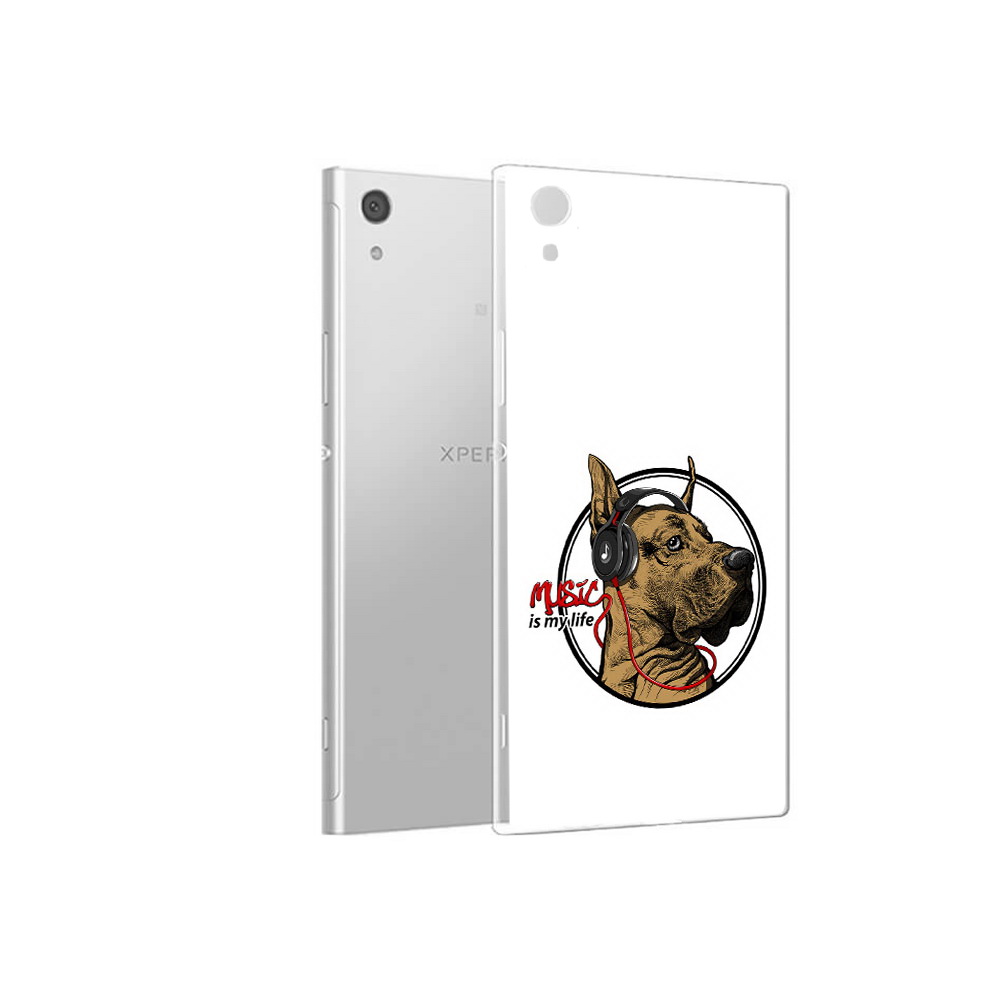 

Чехол MyPads Tocco для Sony Xperia XA1 музыкальная собака (PT67093.240.490), Прозрачный, Tocco