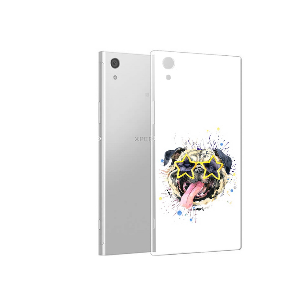 

Чехол MyPads Tocco для Sony Xperia XA1 мопс боксер (PT67093.240.482), Прозрачный, Tocco