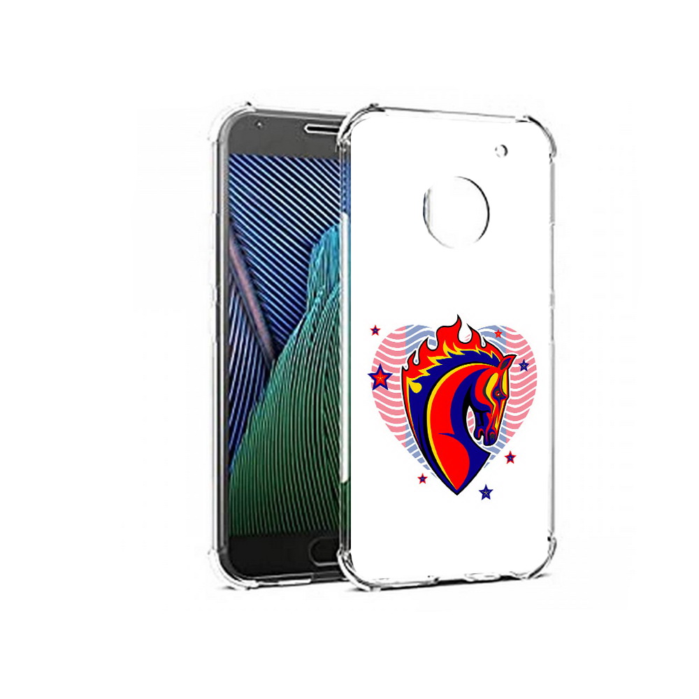 

Чехол MyPads Tocco для Motorola Moto G5 ФК ЦСЛ Лошадь (PT67504.367.180), Прозрачный, Tocco