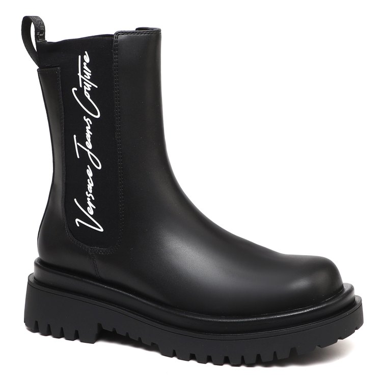 

Полусапоги женские Versace Jeans Couture 75VA3S60 черные 36 EU, Черный, 75VA3S60