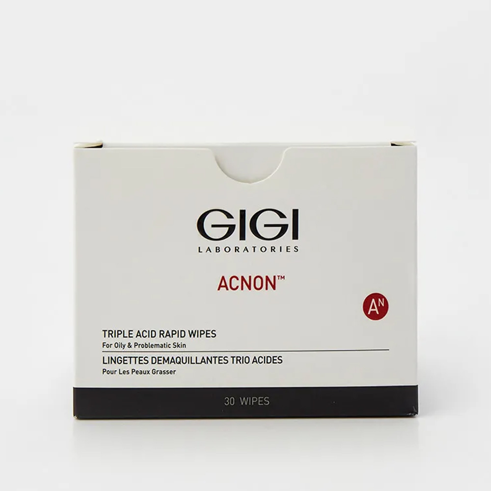 Салфетки-пилинг для лица GiGi трехкислотные 30 шт