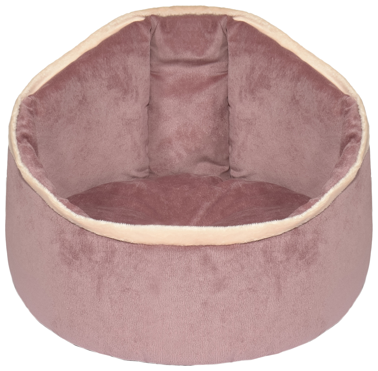 Лежанка для собак и кошек PetshopRu текстиль 40x40x31см розовый