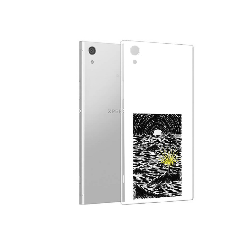 

Чехол MyPads Tocco для Sony Xperia XA1 маяк в черно белом море (PT67093.240.460), Прозрачный, Tocco