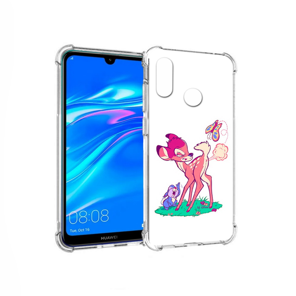 

Чехол MyPads Tocco для Huawei Y9 смешной олененок (PT227091.35.610), Прозрачный, Tocco