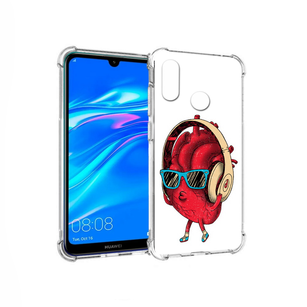 

Чехол MyPads Tocco для Huawei Y9 слушай сердце (PT227091.35.609), Прозрачный, Tocco