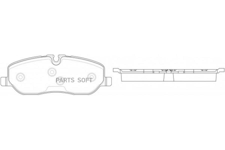 

Колодки Тормозные Дисковые К-Т Land Rover Discovery 2.7 2004 - 2009 Land Rover Discovery 2