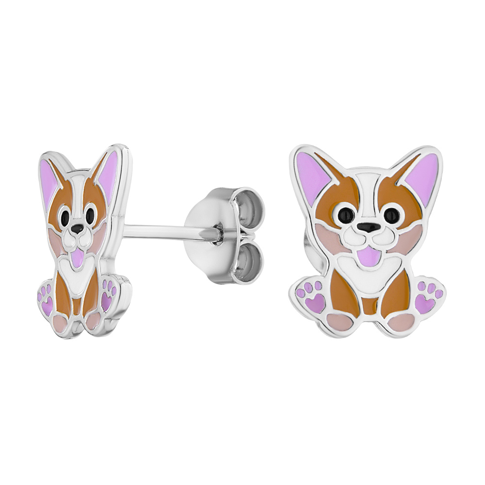 

Серьги-пусеты из серебра ЮВЕЛИР КАРАТ 20210331/9бг-бежг-охг-рг-чг, 20210331/9бг-бежг-охг-рг-чг