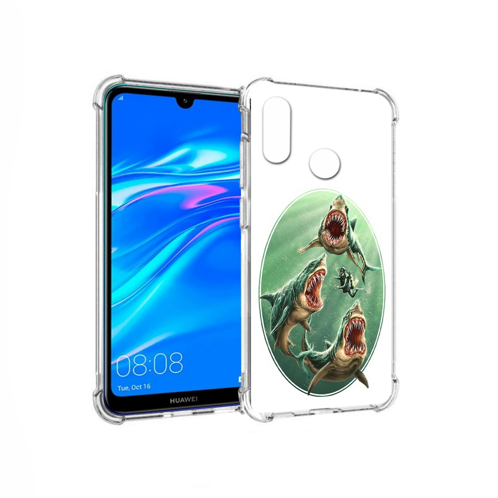 

Чехол MyPads Tocco для Huawei Y9 синяя бездна (PT227091.35.600), Прозрачный, Tocco
