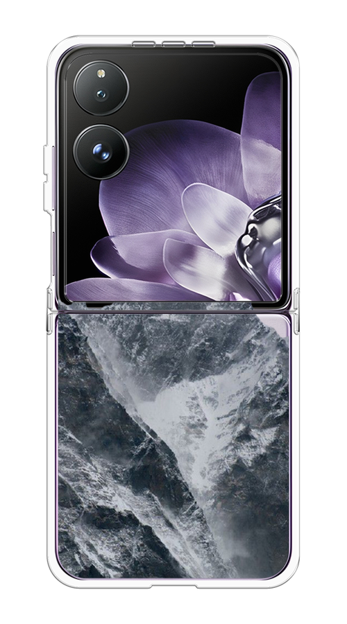 

Чехол на Xiaomi Mix Flip "Горы арт 4", Серый;бежевый, 323150-1
