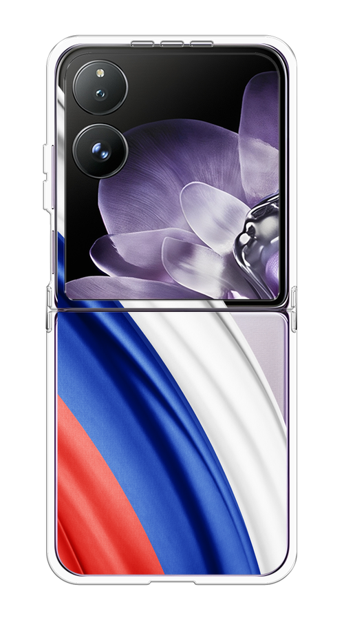 

Чехол на Xiaomi Mix Flip "Флаг России уголок", Белый;синий;красный;прозрачный, 323150-1
