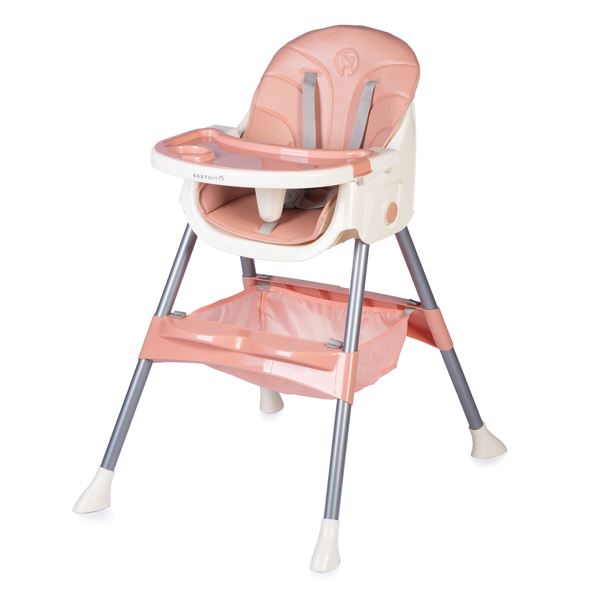 

Стульчик-трансформер для детей от 6 месяцев Babyhit Cupcake, коралловый, Розовый, Cupcake