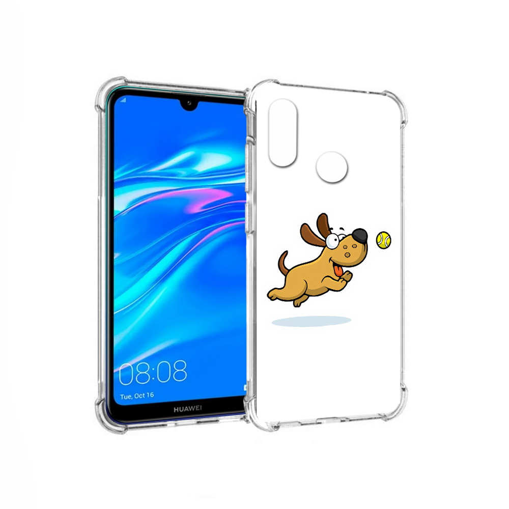 

Чехол MyPads Tocco для Huawei Y9 пёсик (PT227091.35.563), Прозрачный, Tocco
