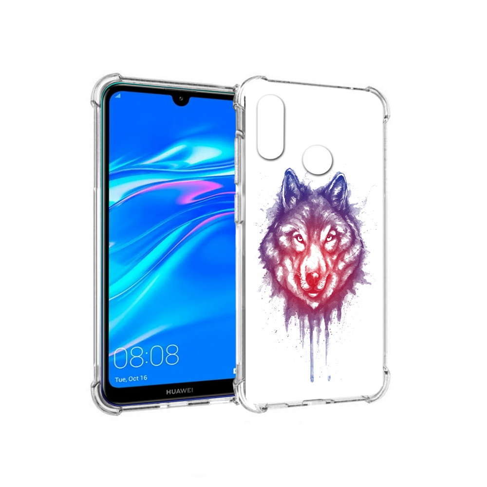 

Чехол MyPads Tocco для Huawei Y9 пушистый волк (PT227091.35.561), Прозрачный, Tocco