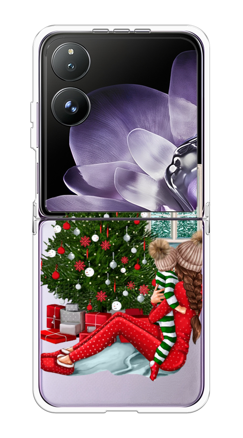 

Чехол на Xiaomi Mix Flip "Новый год с мамой", Красный;зеленый;голубой, 323150-1