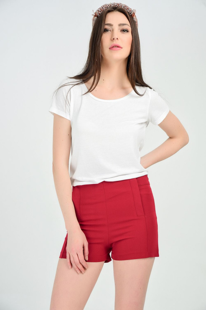 

Шорты женские Sense 116723 бордовые 40 RU (товары доставляются из-за рубежа), 116723