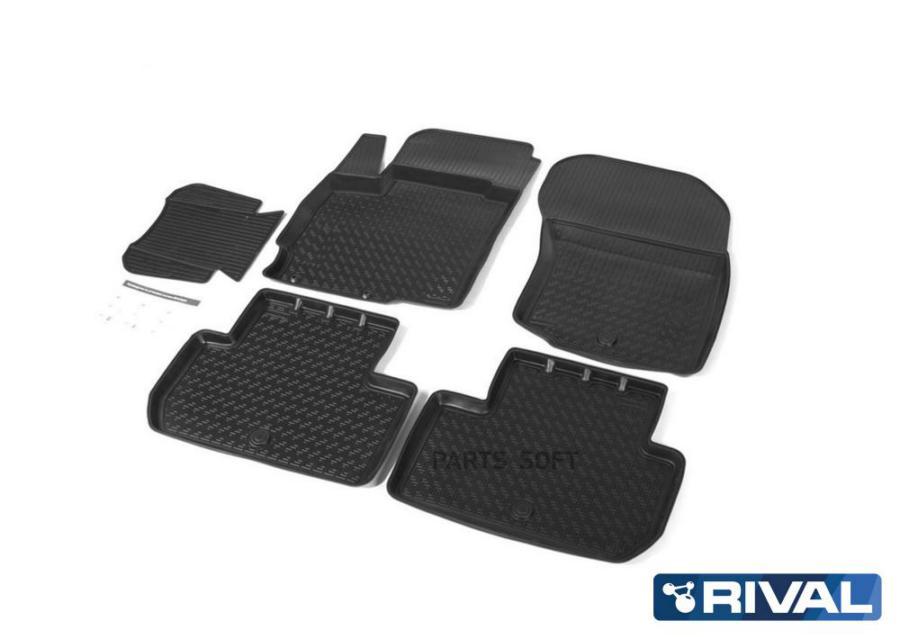

Коврики Салона Mitsubishi Outlander Черный Полиуретан Rival Rival 14002002 Rival арт. 1400