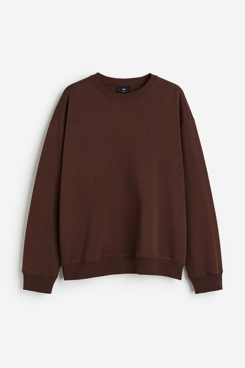 

Свитшот мужской H&M 0970818 коричневый XL, 0970818