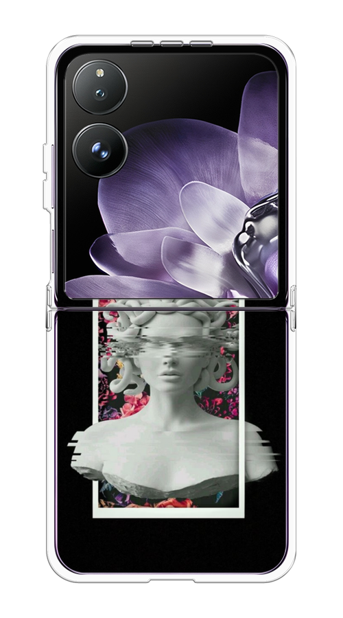 

Чехол на Xiaomi Mix Flip "Web Punk Медуза Горгона", Черный;серый, 323150-1