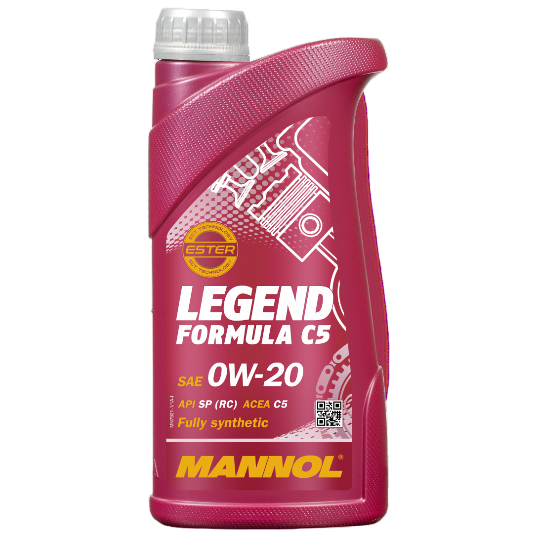 фото Масло моторное legend formula c5 0w-20 1l mannol