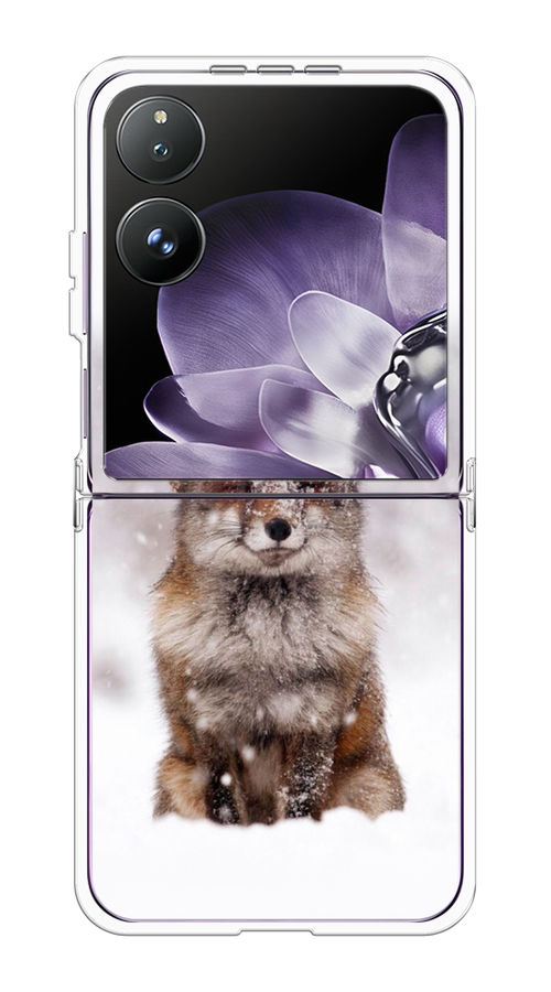 

Чехол на Xiaomi Mix Flip "Зимняя лиса", Белый;серый;коричневый, 323150-1
