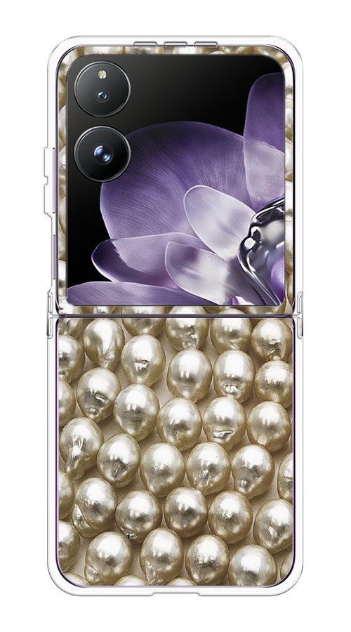 

Чехол на Xiaomi Mix Flip "Жемчуг", Бежевый, 323150-1